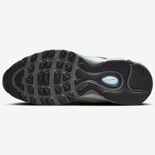Nike Air Max 97 Big Kids’ Shoes (921522-033, Black/Iron Grey/Summit White/Blue Tint) Size 6