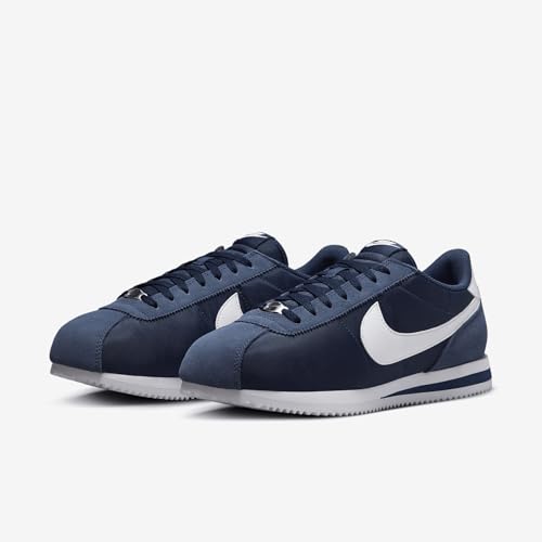 Nike Men's Cortez Sneakers, Midnight Navy/White, 11 Medium US