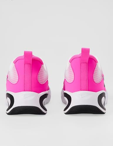 Nike Big Kid's Air Max Nova Shoes, White/Black-Laser Fuchsia, 5.5Y