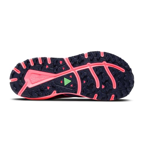 Brooks Women’s Divide 5 GTX Waterproof Trail Running Shoe - Grey Blue/Pink/Lime - 6 Medium