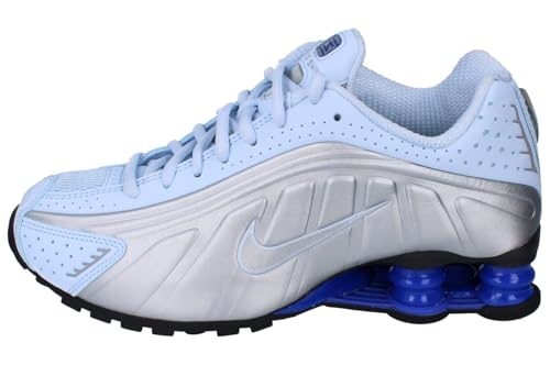 Blue Tint/metallic Silver-racer Blue Nike Shox R4 Women's Shoes