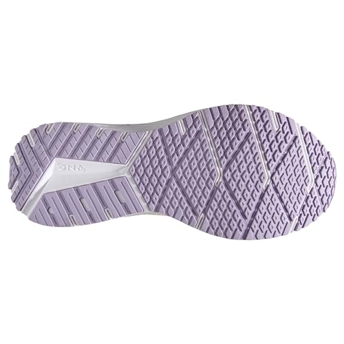 Brooks Women’s Revel 6 Neutral Running Shoe - Marshmallow/Pink/Purple - 10 Medium