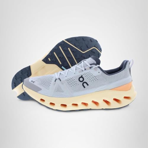 On Mens Cloudsurfer Trail Silver/Blonde 11.5 Medium