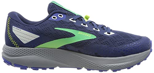 Brooks Men’s Divide 3 Trail Running Shoe - Blue/Green/Grey - 9 Medium
