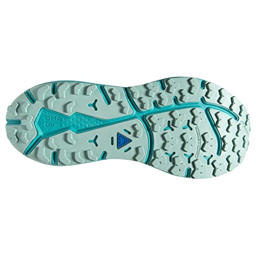 Brooks Women’s Divide 3 Trail Running Shoe - Pearl/Blue Coral/Pink - 7 Medium
