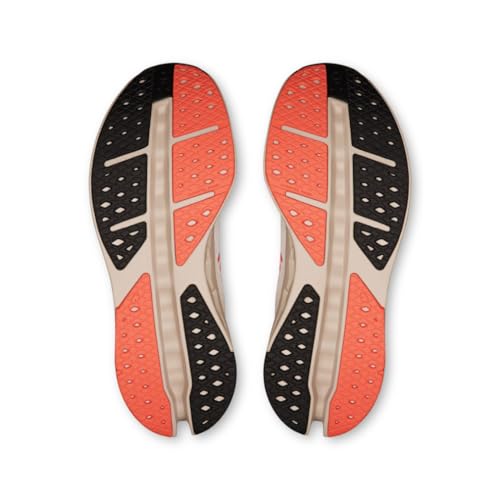 On Mens Cloudsurfer Max Ivory/Salmon 10 M