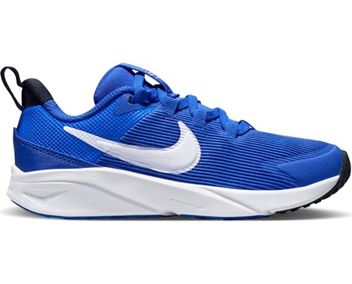 Nike Star Runner 4 Nn (PS) Youth Athletes ShoeUnisex Kids, Hyper Royal White Black White, 12 US