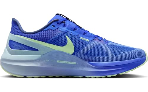 Nike Structure 25 Men's Road Running Shoes (DJ7883-403, Hyper Royal/Light Armory Blue/Polar/Midnight Navy) Size 10