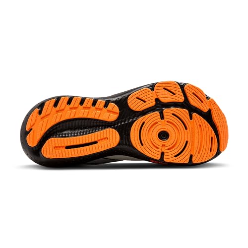 Brooks Men’s Glycerin 21 Neutral Running Shoe - Ecru/Orange/Black - 10 Medium