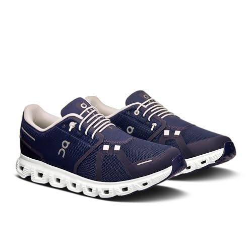 On Men's Cloud 6 Sneakers, Midnight/White, 10 Medium US