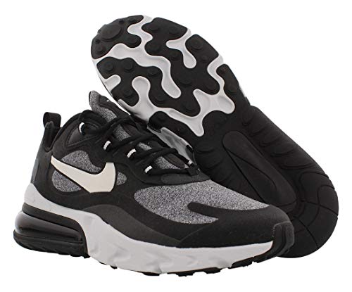 Nike Air Max 270 React Mens Shoes Size 10, Color: Black/Vast Grey/Off Noir/Charcoal Black