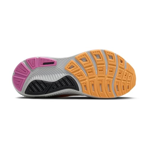Brooks Women’s Ghost 17 Neutral Running Shoe - Oyster/Apricot/Pink - 9.5 Medium