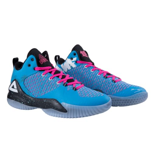PEAK High Top Mens Basketball Shoes Streetball Master Breathable Non Slip Outdoor Sneakers Cushioning Workout Shoes for Fitness