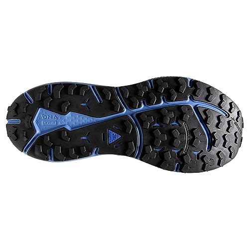 Brooks Women’s Divide 3 Trail Running Shoe - Black/Blue/Yellow - 8.5 Medium