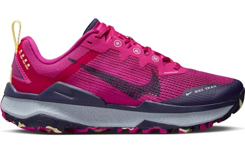 NIKE Women's WMNS React Wildhorse 8Low, Fireberry Purple Ink Fierce Pink, 5.5 US
