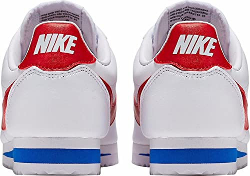 Nike WMNS Classic Cortez Leather, Women's Fitness Shoes, White White Varsity Red Varsity Royal 103, 7
