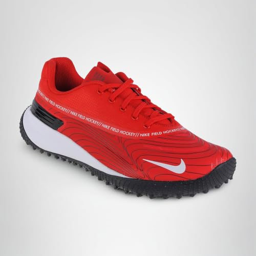 Nike Vapor Drive Field Hockey Shoes, University Red/White-Black (Men's 7.5 / Women's 9)