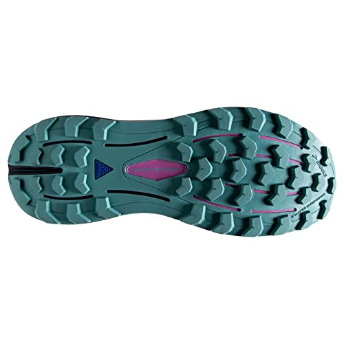 Brooks Women's Cascadia 16 Trail Running Shoe - Eclipse/Marina/Chalk - 8.5 Medium