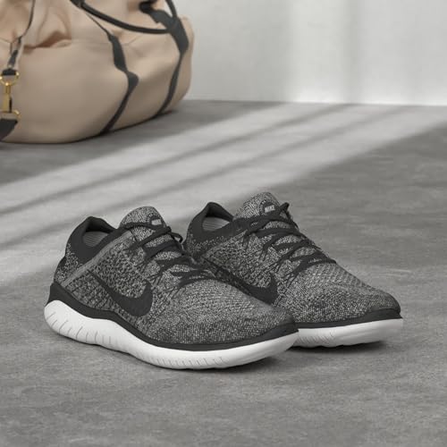 Nike Women's Free RN Flyknit 2018 White Black 942839-101 (10)