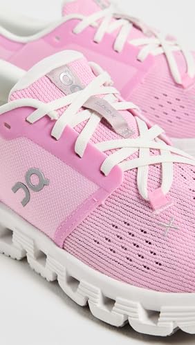 On Women's Cloud X 4 Sneakers, Petal/Sand, 7.5 Medium US