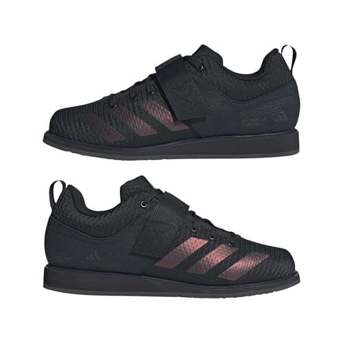 adidas Unisex-Adult Powerlift 5 Weightlifting, Black/Black/Carbon, 7
