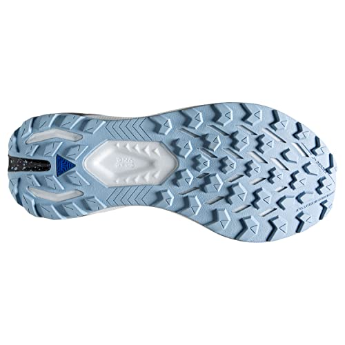 Brooks Women's Catamount 2 Trail Running Shoe - Blue/Black/Yellow - 6.5 Medium