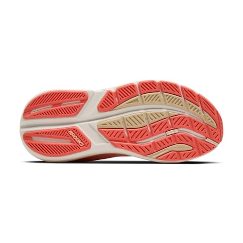 Brooks Women’s Ghost Max 3 Neutral Running & Walking Shoe - Peach/Sand/Coconut - 10 Medium