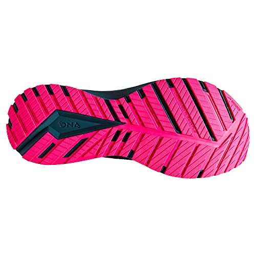 Brooks Women's Revel 5 Neutral Running Shoe - Black/Blue/Pink - 5.5
