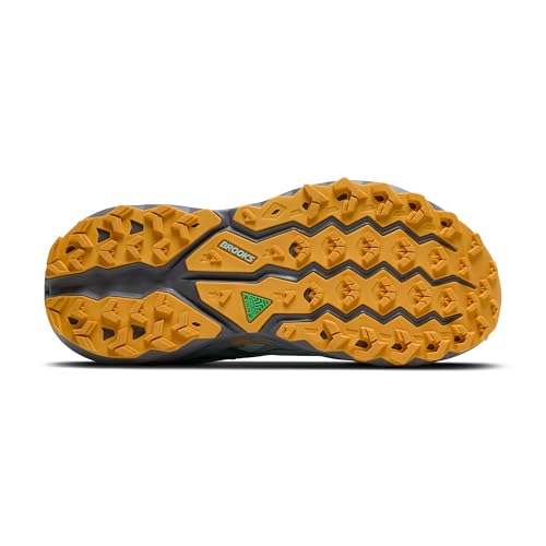 Brooks Women’s Cascadia 19 Mountain Trail Running Shoe - Clearwater/Primer Grey/Apricot - 8.5 Medium