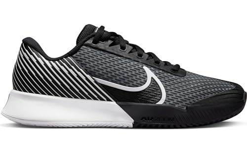 Nike Women's W Zoom Vapor Pro 2 Cly Sneaker, Black White, 7.5 US