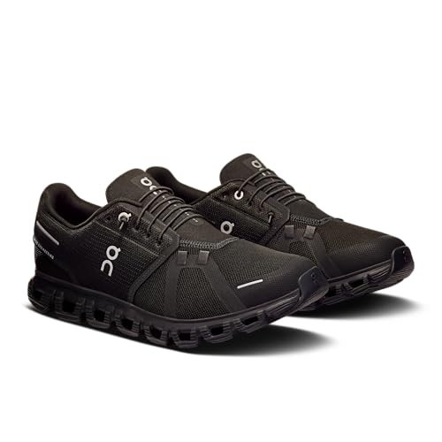On Men's Cloud 6 Sneakers, Black/Black, 8.5 Medium US