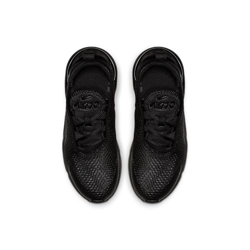 Nike Little Kids' Air Max 270 Shoes, Black/Black-Black, 13C