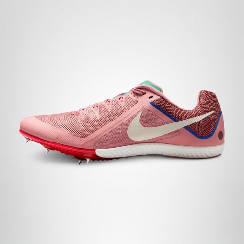 Nike Rival Multi Track & Field Multi-Event Spikes (HQ2062-600, Red Stardust/Malachite/University Red/Pale Ivory) Size 8.5