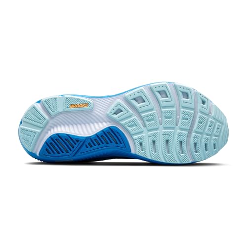 Brooks Men’s Ghost 17 Neutral Running Shoe - Cloissone/Blue/Orange - 11.5 Medium