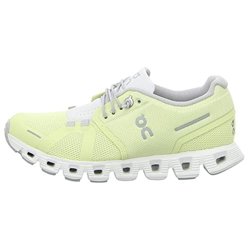 ON Running Cloud 5 Women's Running Shoes Sneakers (Hay - Frost, us_Footwear_Size_System, Adult, Women, Numeric, Medium) (US Footwear Size System, Adult, Women, Numeric, Medium, 10)