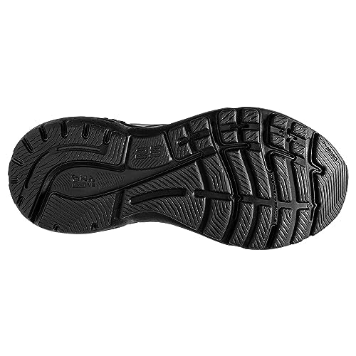 Brooks Men’s Adrenaline GTS 23 Supportive Running Shoe - Black/Black/Ebony - 10 Medium