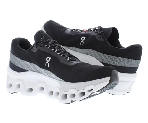 On Cloudmonster 2 Womens Shoes Size 10, Color: Black/Frost-Black