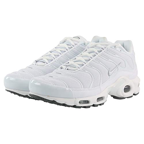 NIKE mens Air Max Plus SE TN1 Tuned Sneaker, White/Black/Cool Grey, 7.5