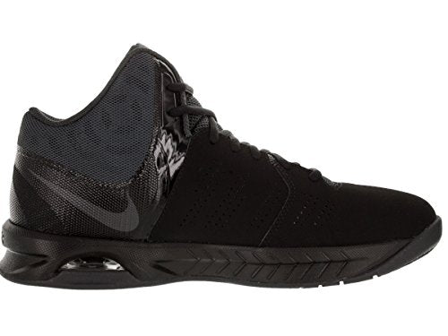 Nike Air Visi Pro VI Nubuck Mens Basketball shoes, Black/Anthracite, Size 9.5