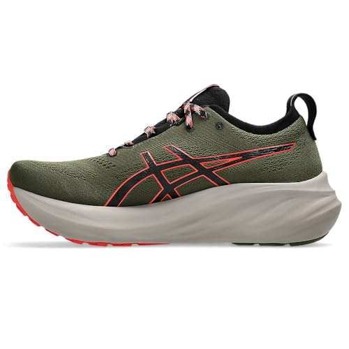 ASICS Gel-Nimbus 26 TR Mens Running Trainers 1011B849 Sneakers Shoes (UK 8.5 US 9.5 EU 43.5, Nature Bathing red Snapper 300)