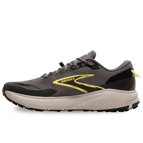 Brooks Divide 6 Trail Running Shoes Code 1104601D061 Grey, Grey Black Yellow, 10.5 US