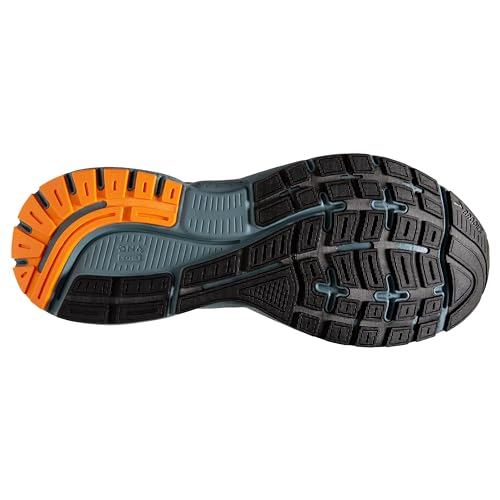 Brooks Men’s Trace 3 Neutral Running Shoe - White/Orange/Goblin Blue - 10 Medium