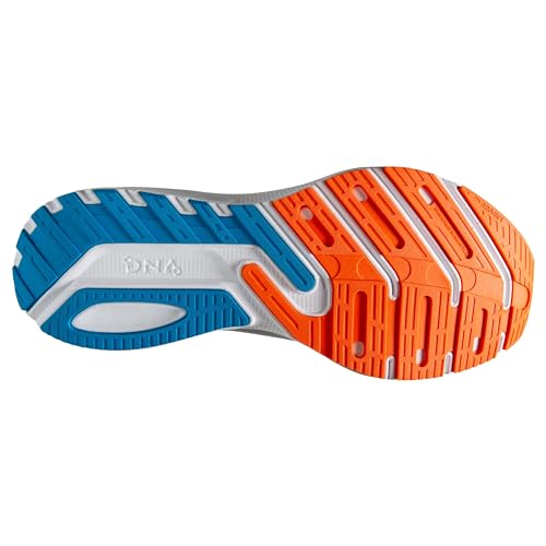 Brooks Men's Launch 10 Shoes, Black/Grey/Orange Clown Fish, 12 M