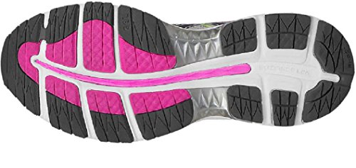 ASICS Gel-Nimbus 18 Womens Running Trainers T650N Sneakers Shoes (UK 3 US 5 EU 35.5, Silver Titanium hot Pink 9397)