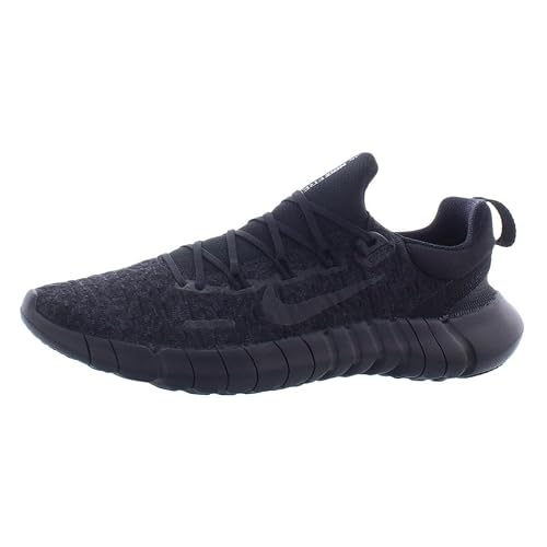 Nike Free Rn 5.0 2021 Mens Shoes Size 9, Color: Black Black Off Noir-Black