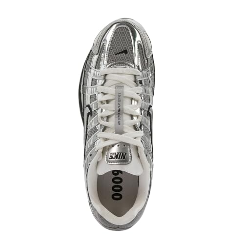 P-6000 Metallic Silver Mens Running Shoes (Metallic Silver/Sail), 9