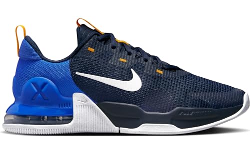 NIKE Unisex's Metcon 7 Soccer Shoe, Obsidian White Racer Blue Sund, 12.5 US