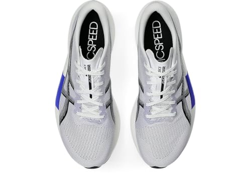ASICS Unisex-Adult Magic Speed 5 Sports Shoes, WHITE/BLACK, 12 UK Men/ 11 UK Women