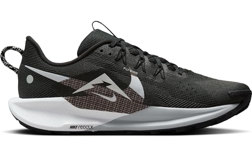 Nike Men's Pegasus Trail 5 Black/White/Anthracite/Wolf Grey 9.5 Medium