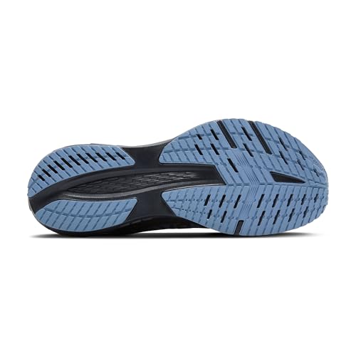 Brooks Men’s Launch 11 Neutral Running Shoe - Country Blue/Ebony/Orange - 8.5 Medium